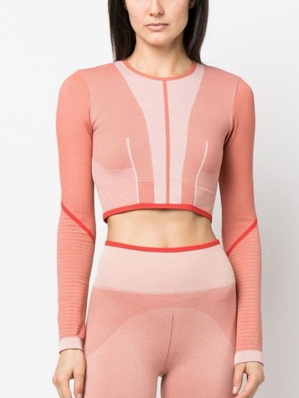 Adidas x Stella McCartney True Strength Seamless Crop Top Yoga Shirt Size Small